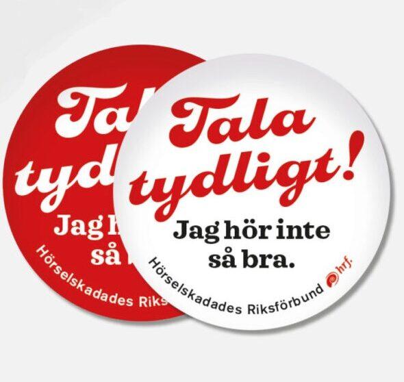 Tala tydligt - knappar