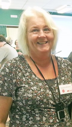 Susanna Ahlström, ordförande för HRF-distriktet i Östergötland
