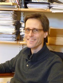 Professor Anders Fridberger, expert på innerörat och hårcellerna.