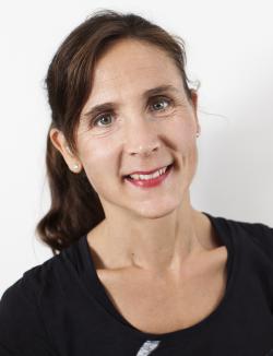 Ulrika Nilsson, reporter på HRFs tidning Auris. Foto: Camilla Svensk